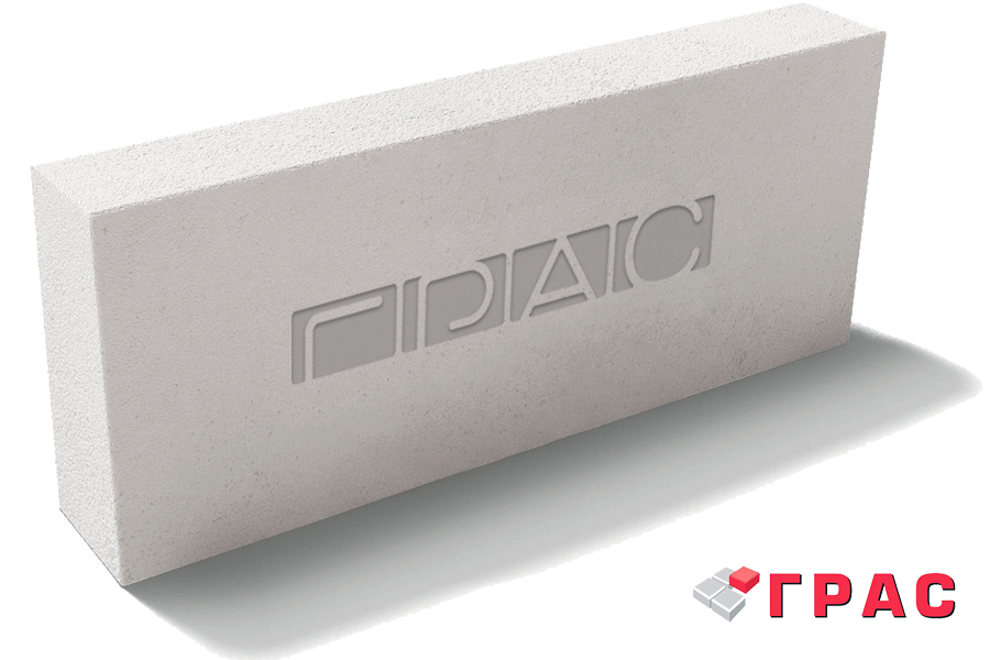 Газобетонный блок перегор. ДСК ГРАС D300 600х100х300 B2.0