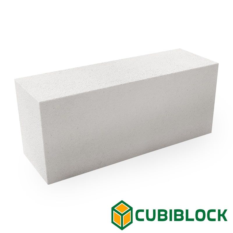 Газобетонный блок перегородочный Cubi Block D500 625х100х250 B3.5