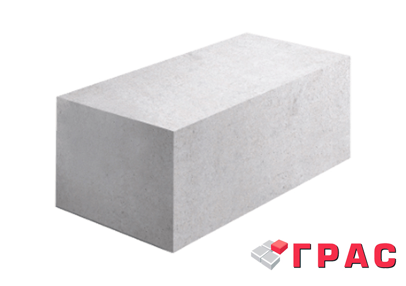 Газобетонный блок стеновой ДСК ГРАС D400 600х200х200 B2.5